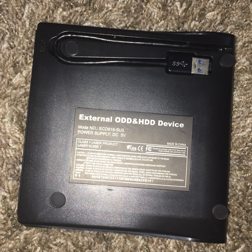 A DVD player